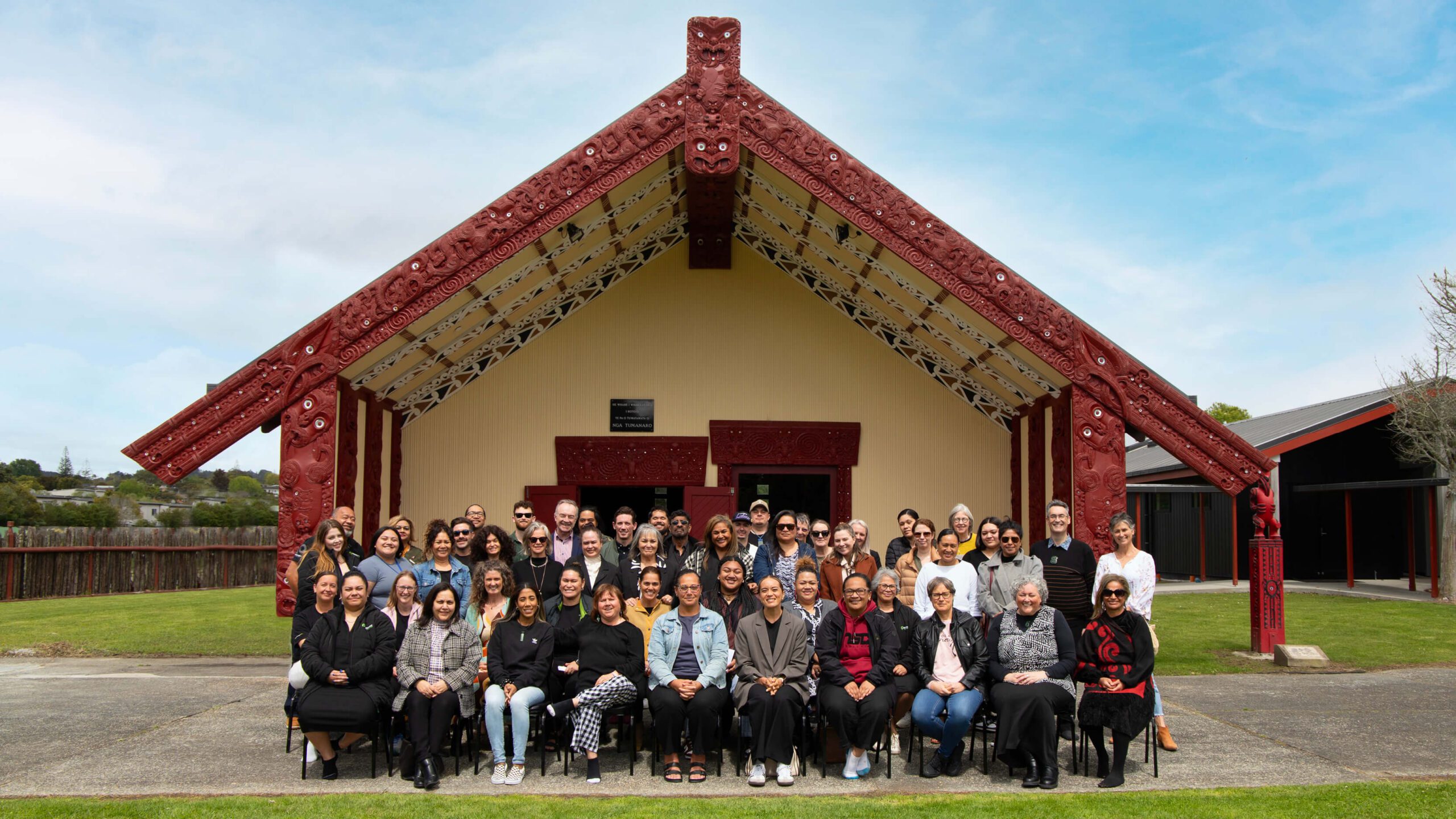 Wellbeing Centre Team member outside